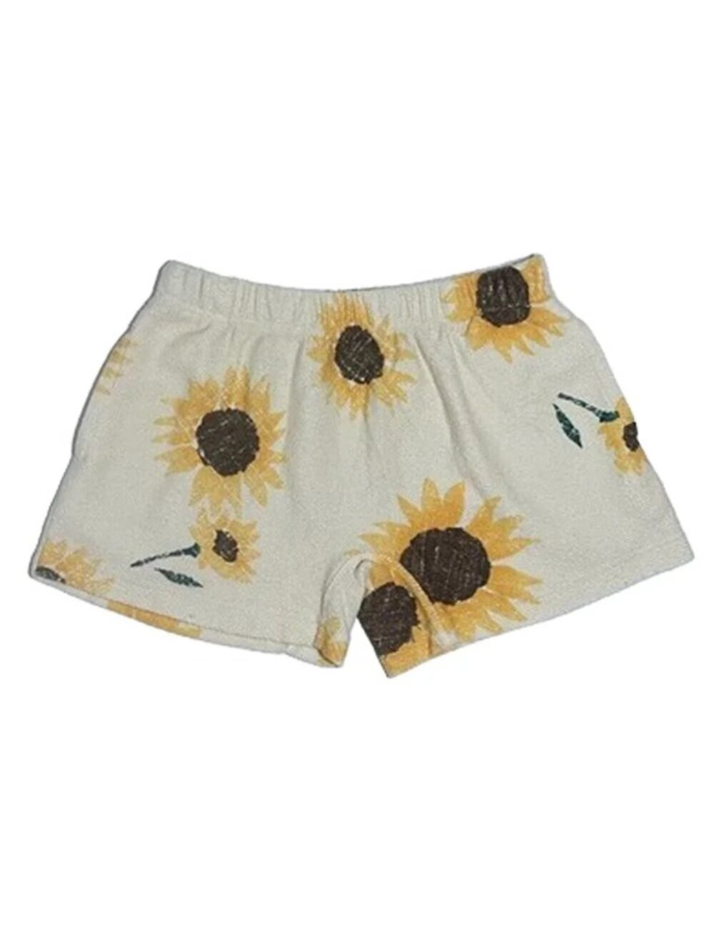 Sunflower Print Lounge Shorts